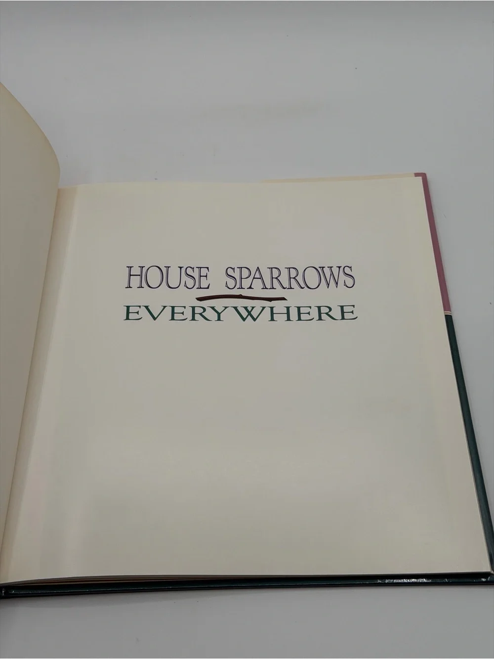House Sparrows Everywhere by Caroline Arnold (Hardcover Book, 1992)